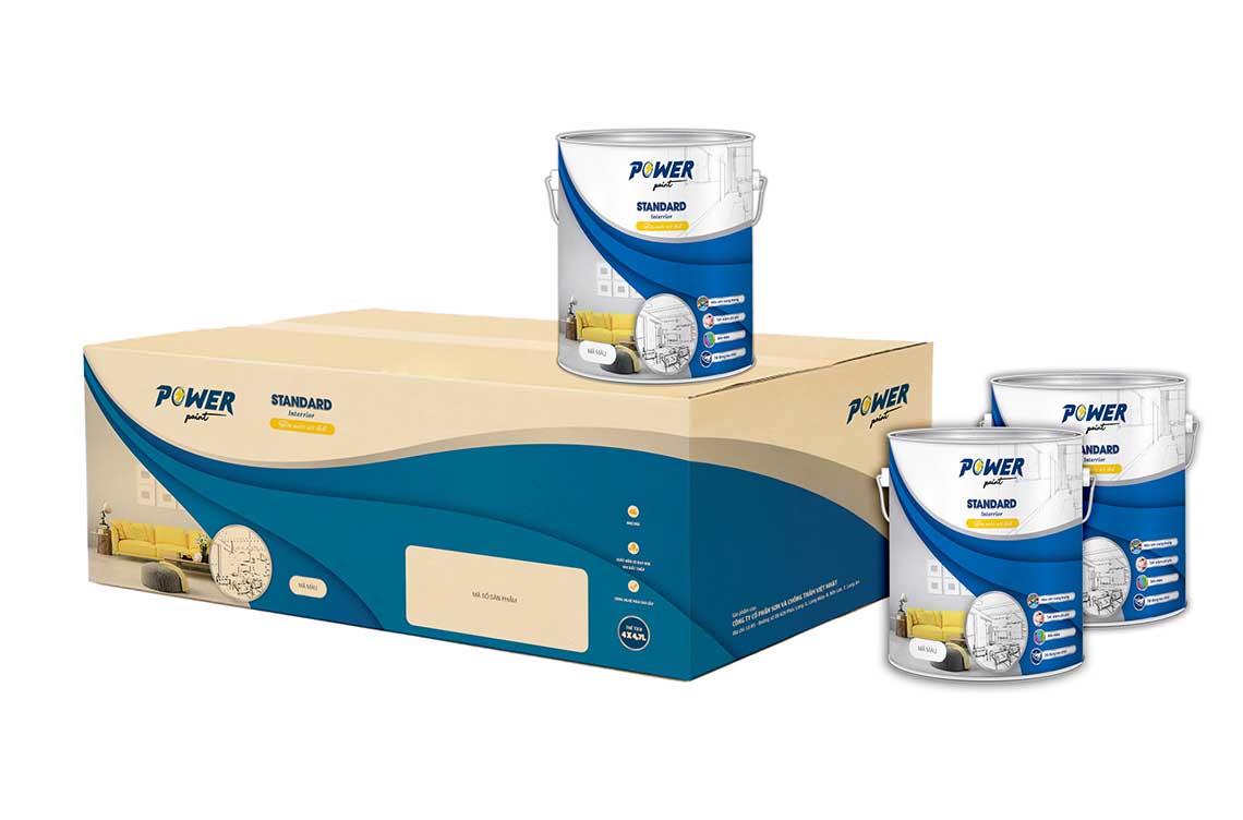 Power Paint - Thiết kế nhận diện thương hiệu và bao bì sơn Power Paint